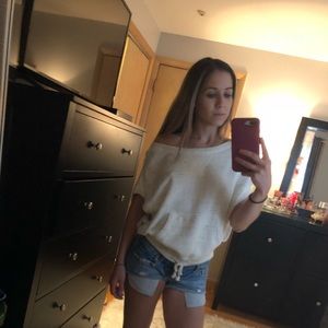 Off the shoulder slouch top. Size medium